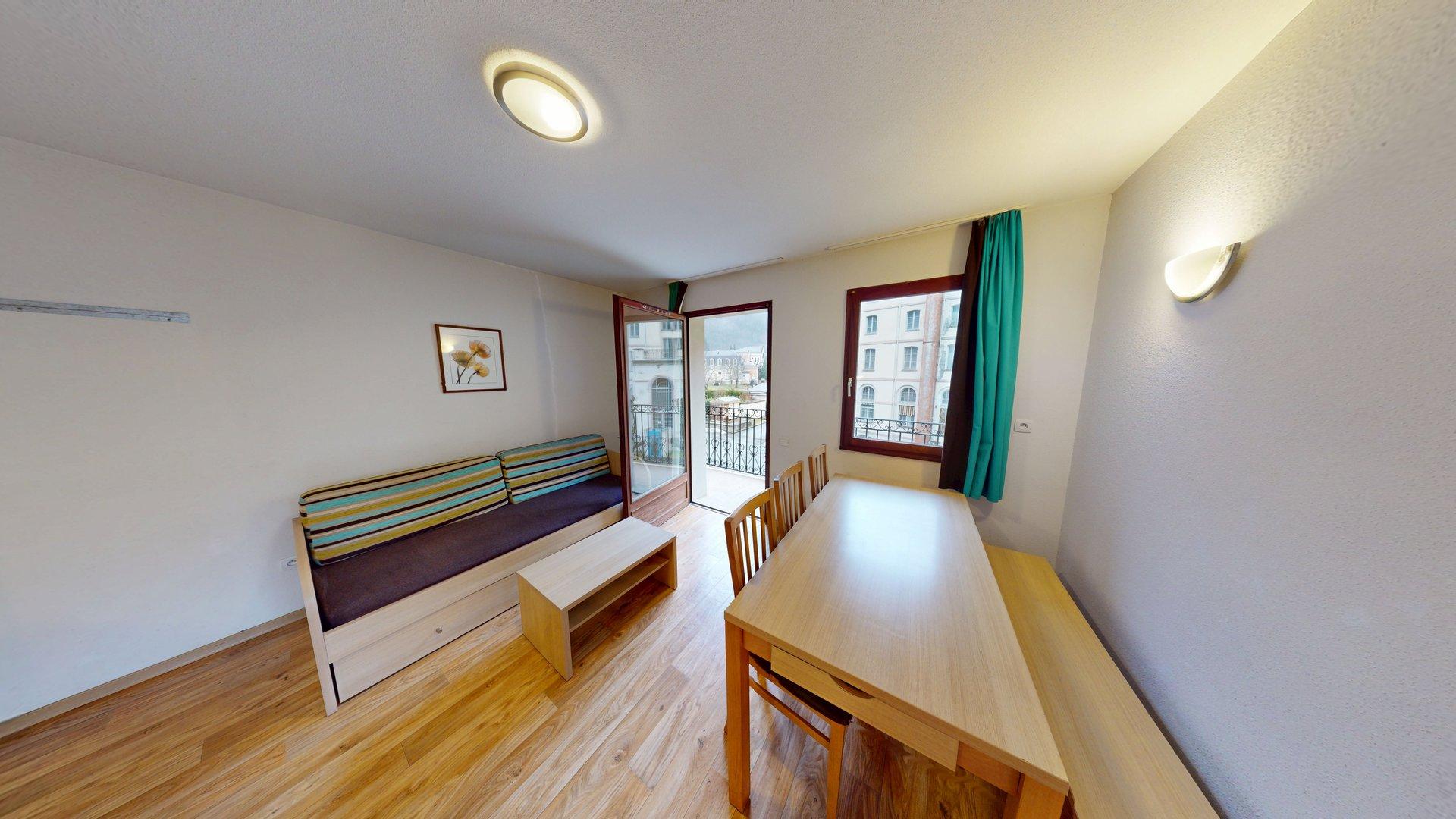 🏡Agréable apt de type 3 meublé avec balcon – face au parc du Casino