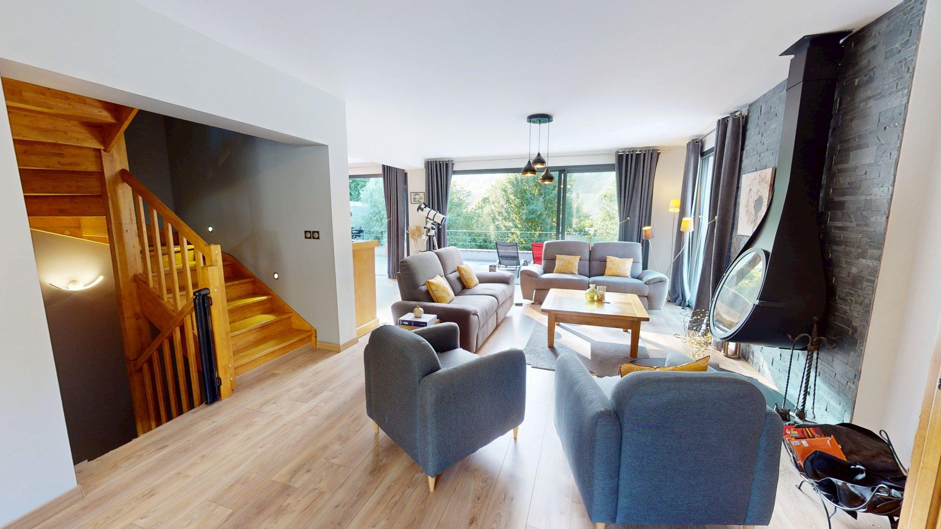 🏡 Maison 4 chambres ~300 m² — Terrain 1 335 m² — Vue Pyrénées à BOUTX (31440) - photo 5